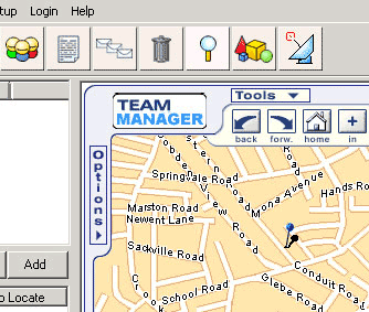 Graphical resource location with SMARTreach mobile phone tracking